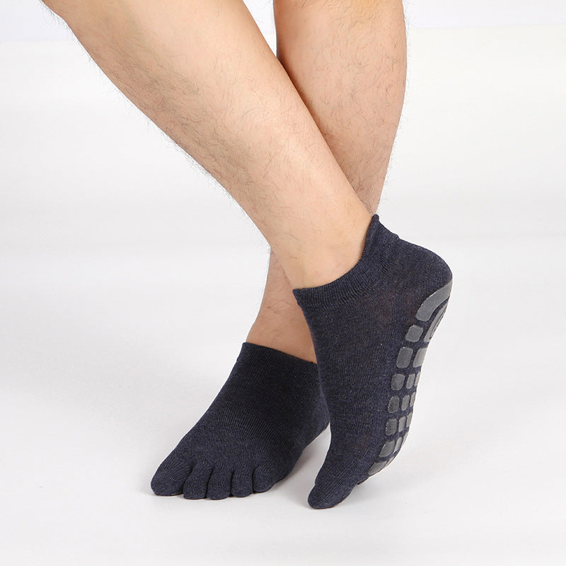 Heel Tab Cotton Grip Toe Socks
