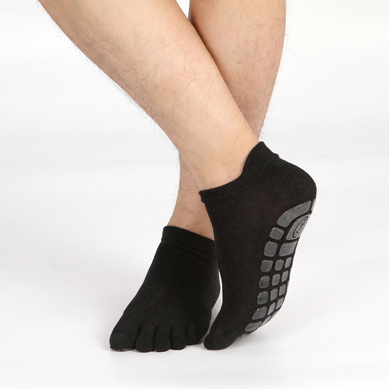 Heel Tab Cotton Grip Toe Socks