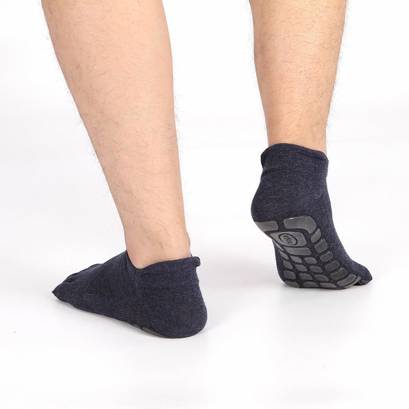 Heel Tab Cotton Grip Toe Socks