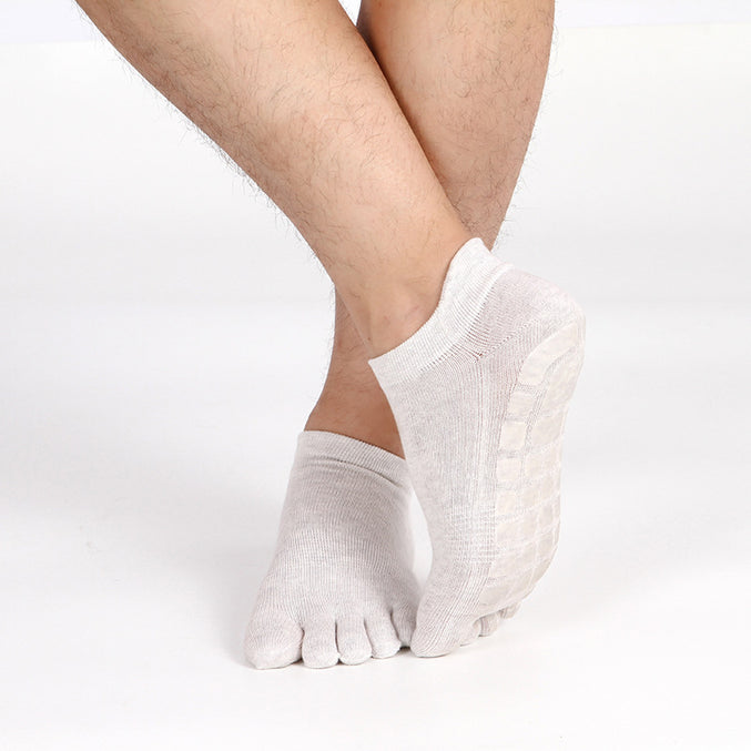 Heel Tab Cotton Grip Toe Socks