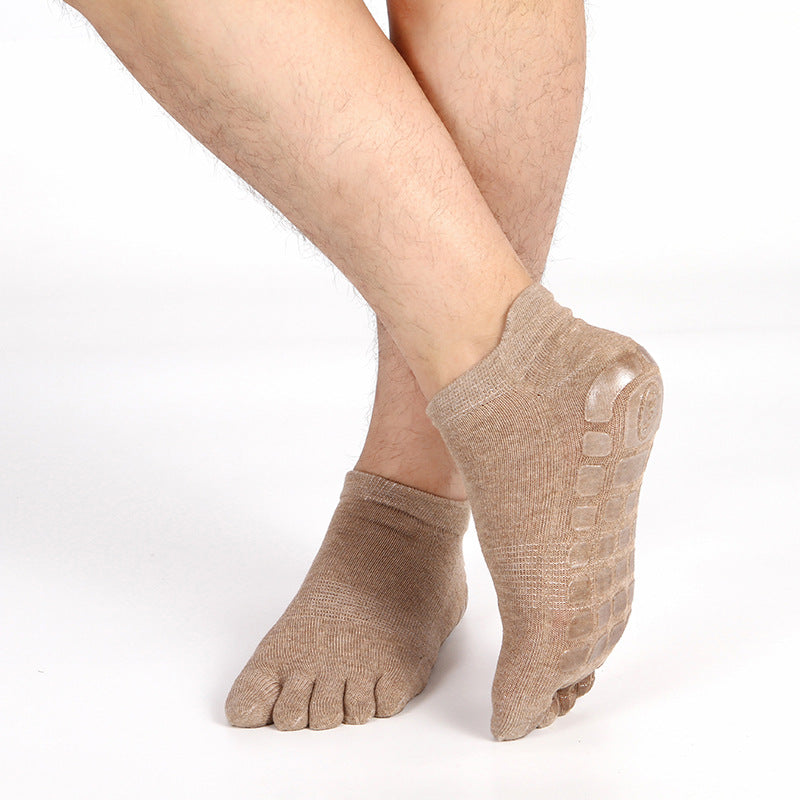 Heel Tab Cotton Grip Toe Socks