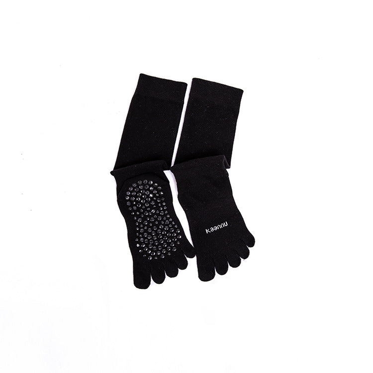 Mid Calf Grip Toe Socks