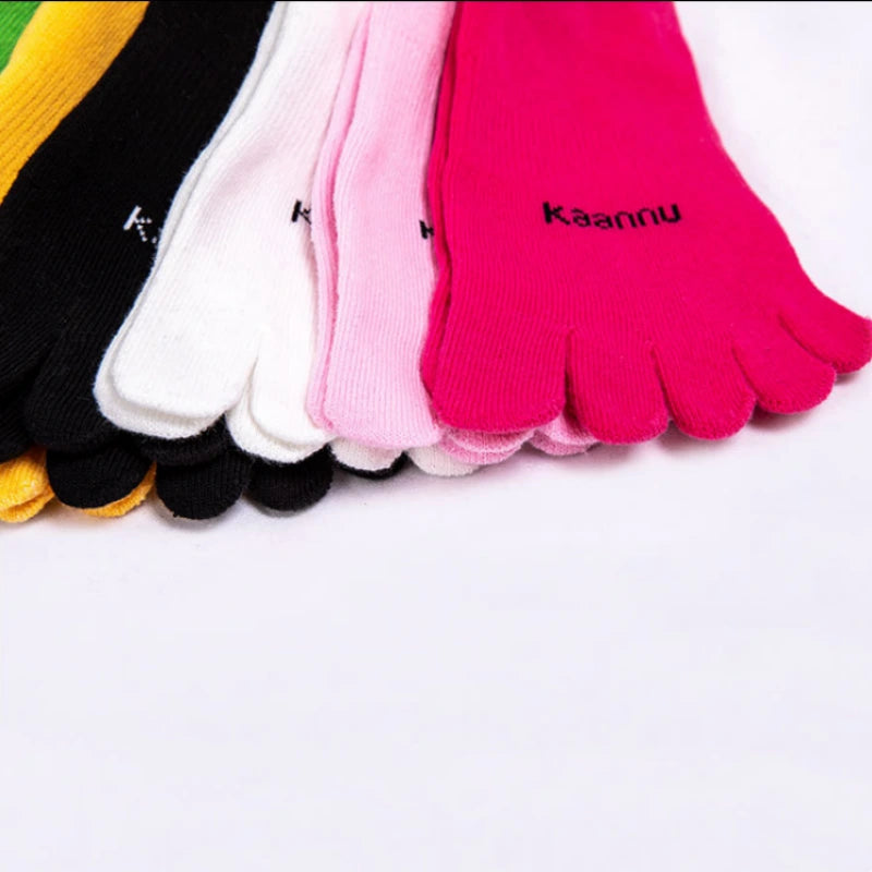 Mid Calf Grip Toe Socks