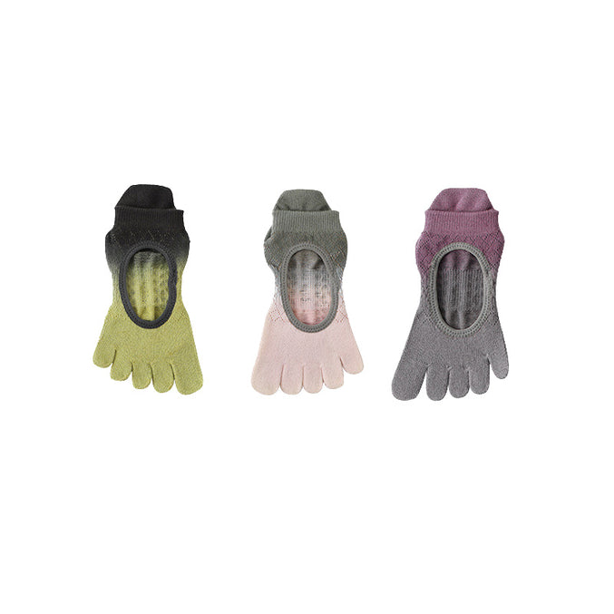 Gradient Open Back Grip Socks 3 pack