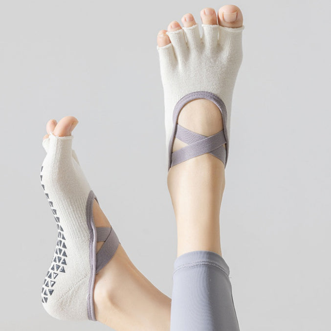 Open Toe Strap Grip Socks