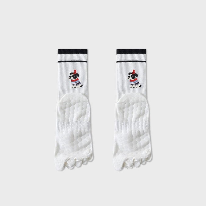 Women’s Yoga Grip Toe Socks 4 Pack