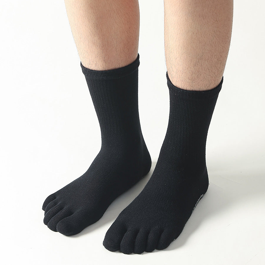Ribbed Men’s Yoga Grip Socks
