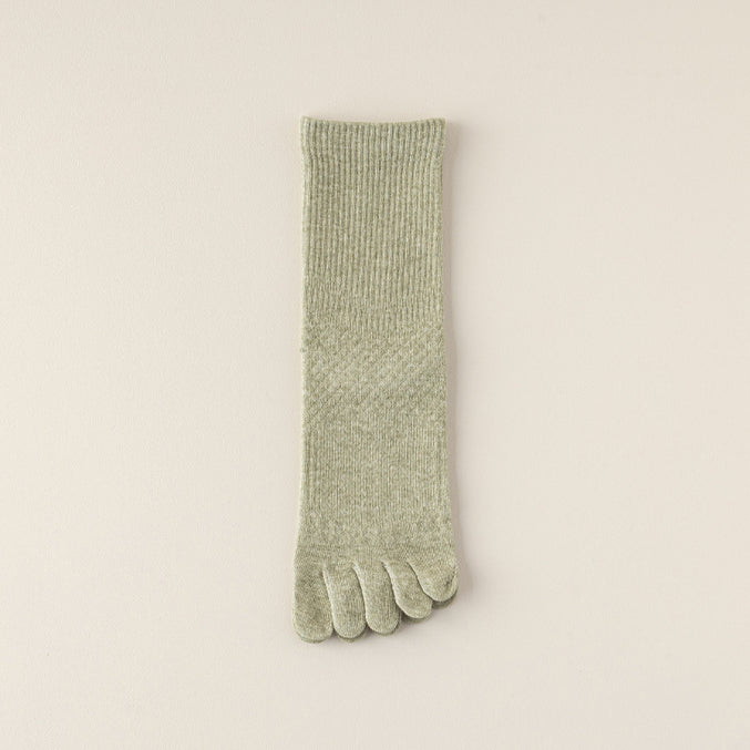Antibacterial women’s five toe socks