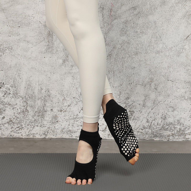 Open Toe Non Slip Grip Toe Socks set