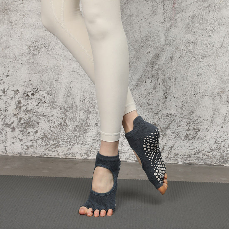Open Toe Non Slip Grip Toe Socks set