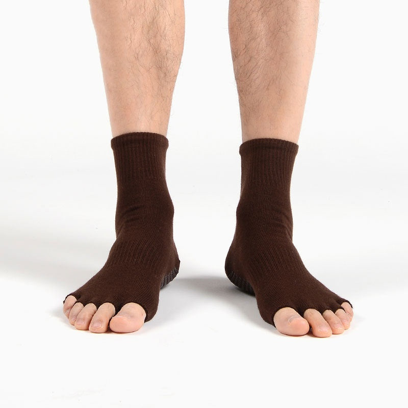Non Slip Open Toe Grip Socks