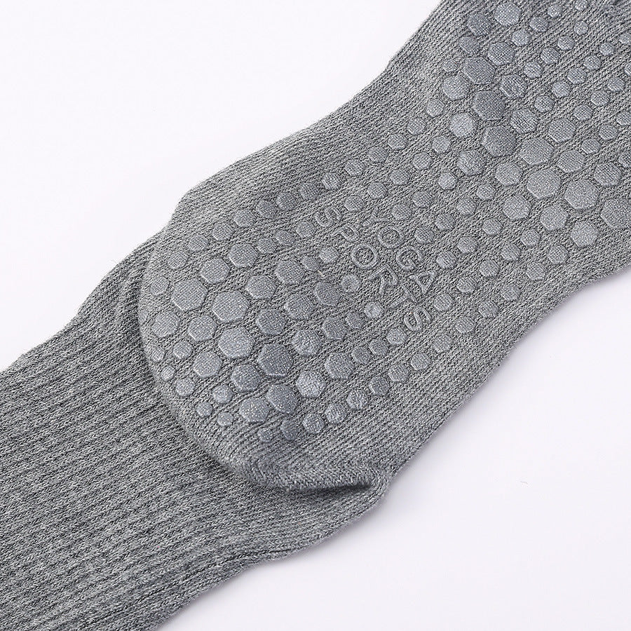 Ribbed Men’s Yoga Grip Socks