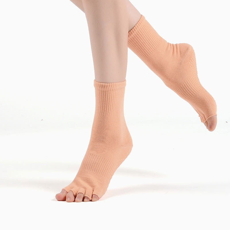 Non Slip Open Toe Grip Socks
