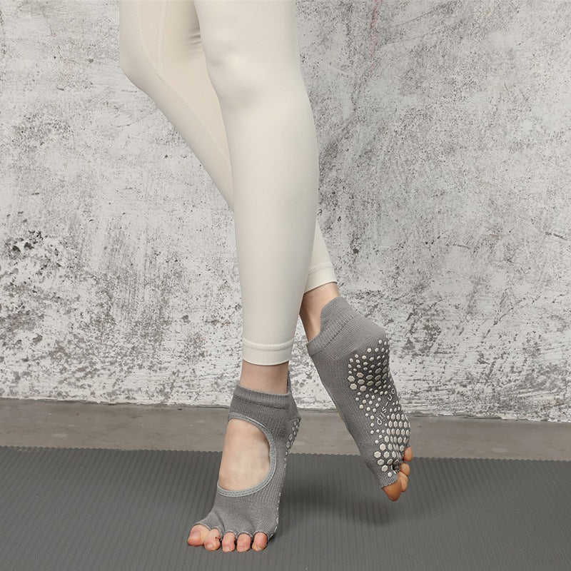 Open Toe Non Slip Grip Toe Socks set