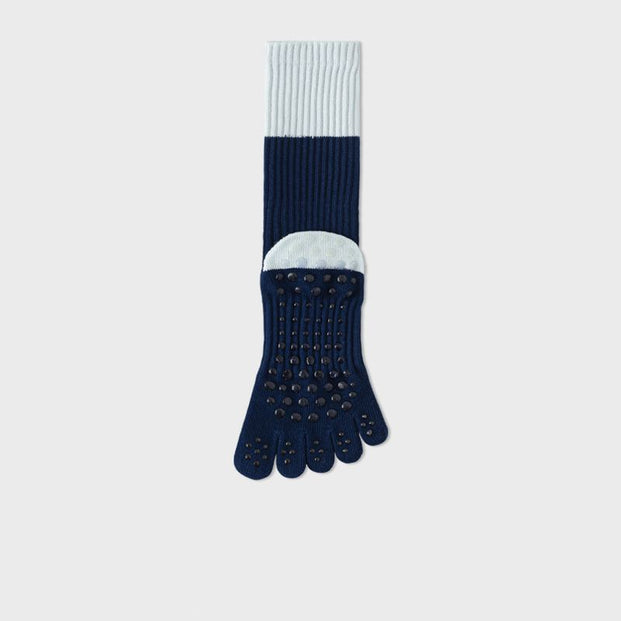 Color Block Long Grip Socks 3 pack