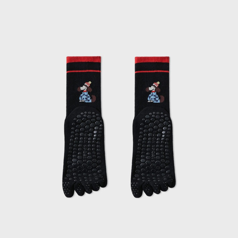 Women’s Yoga Grip Toe Socks set