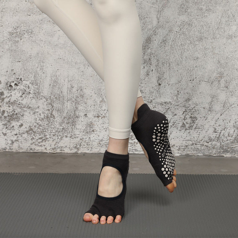 Open Toe Non Slip Grip Toe Socks set