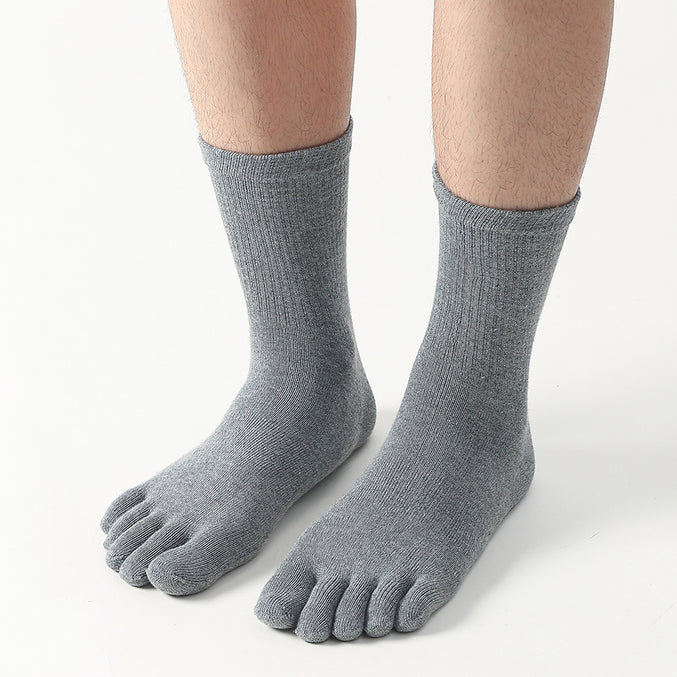 Ribbed Men’s Yoga Grip Socks