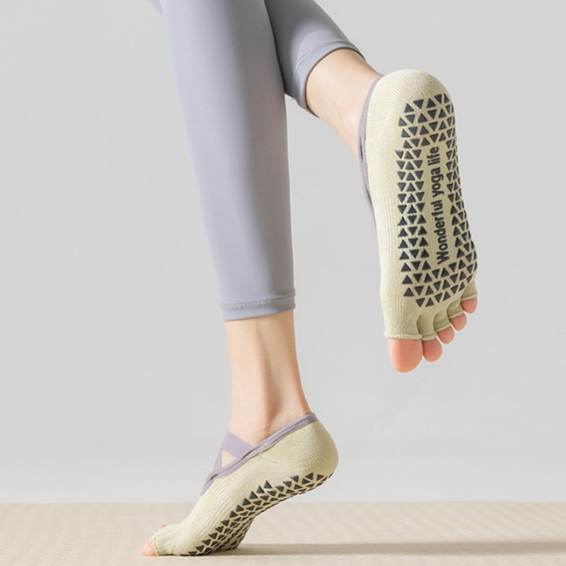 Open Toe Strap Grip Socks
