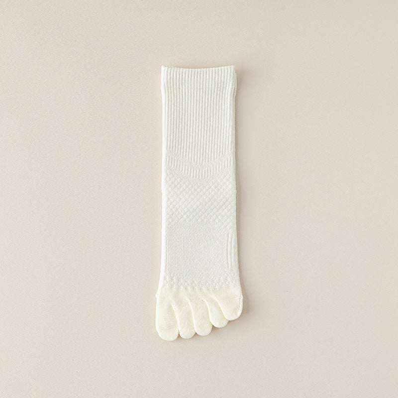 Antibacterial women’s five toe socks