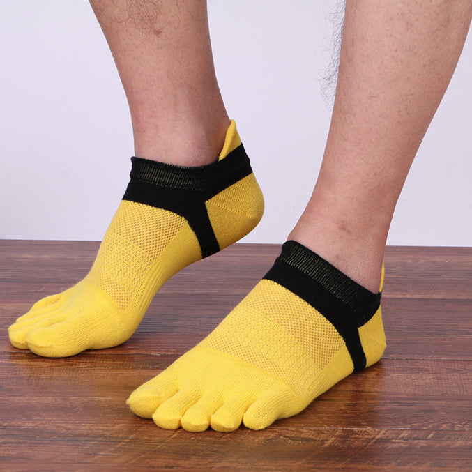 Men’s Low Cut Mesh Toe Socks