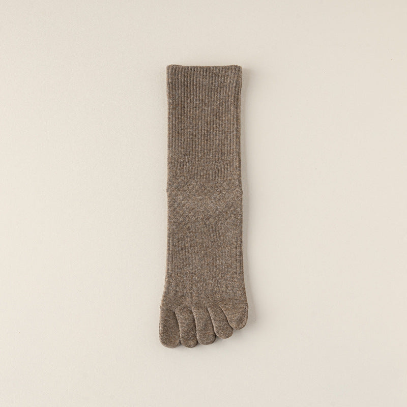 Antibacterial women’s five toe socks