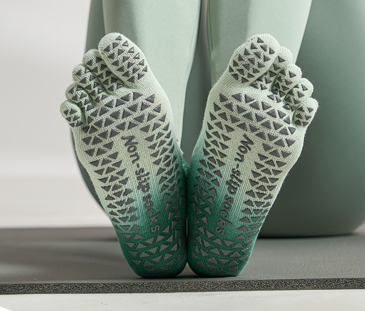 Gradient Open Back Grip Socks 3 pack