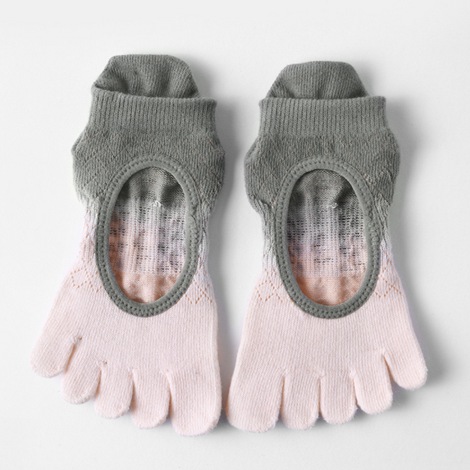 Gradient Open Back Grip Socks 3 pack