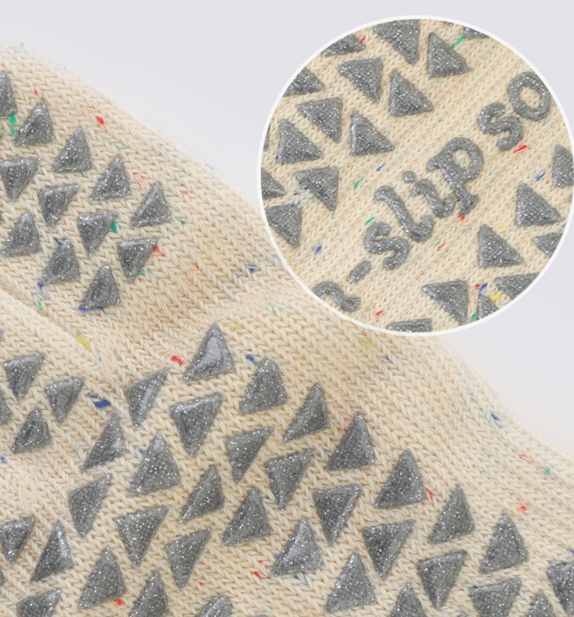 Lace-Up Five Toe Grip Socks 3 Pack