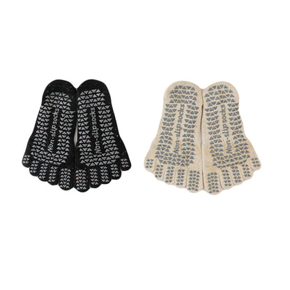 Full-toe lace-up backless Grip Socks Set