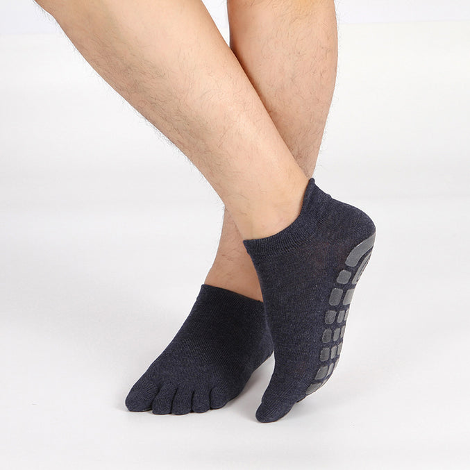 Heel Tab Cotton Grip Toe Socks