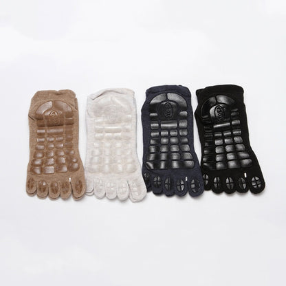 Heel Tab Cotton Grip Toe Socks