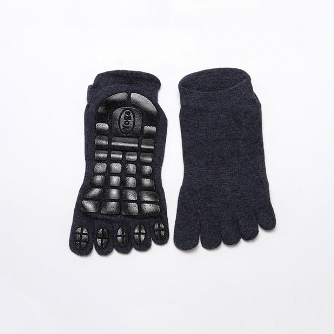 Heel Tab Cotton Grip Toe Socks