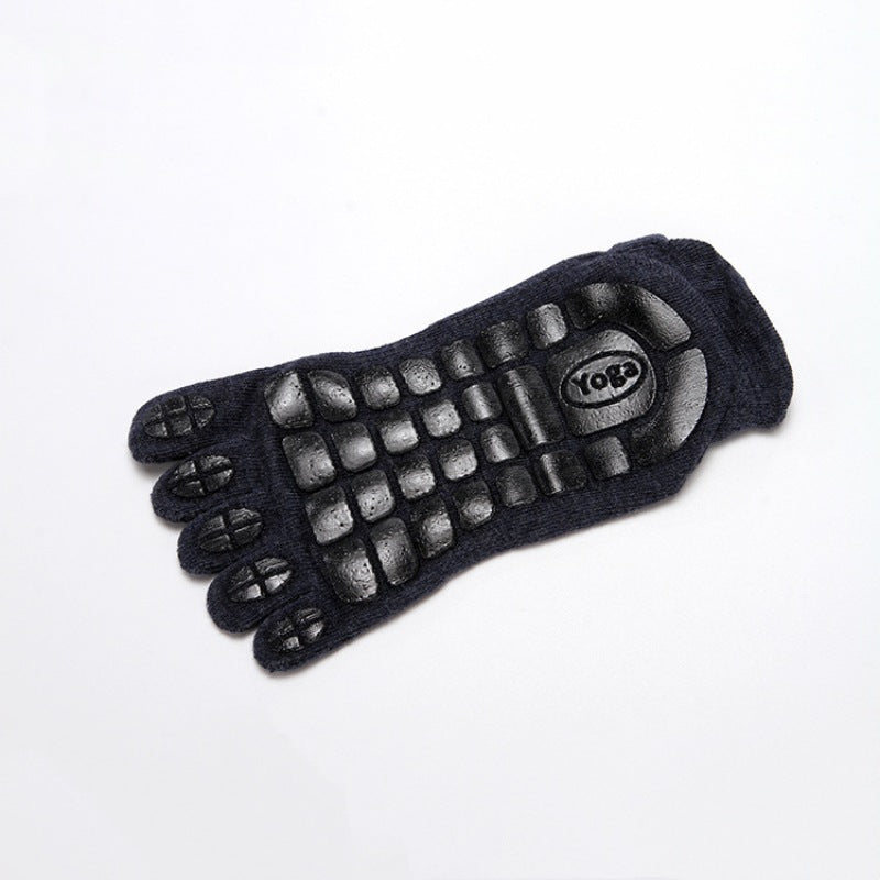 Heel Tab Cotton Grip Toe Socks