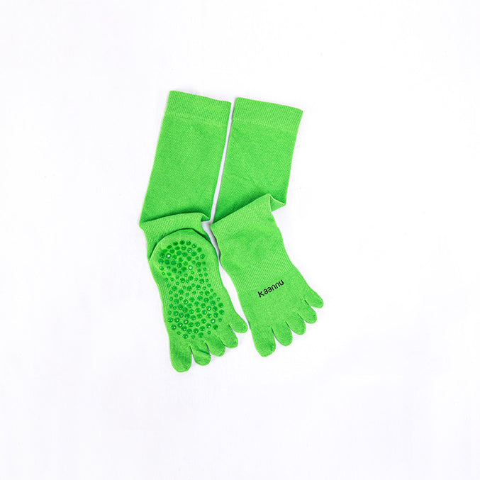 Mid Calf Grip Toe Socks