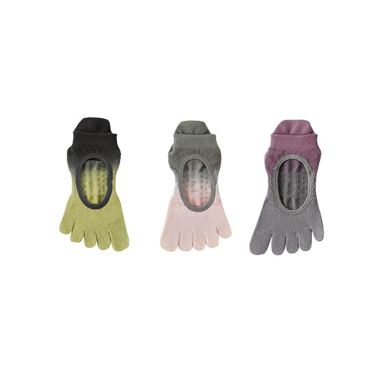 Gradient Open Back Grip Socks 3 pack