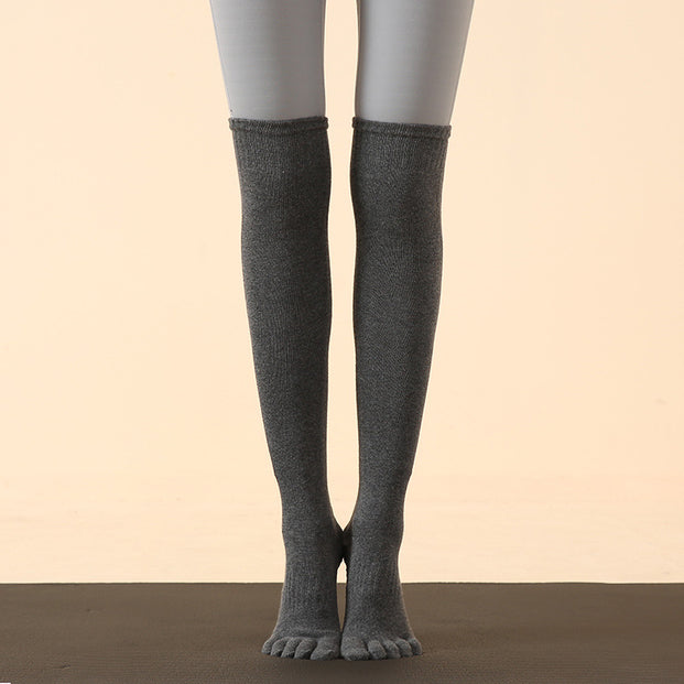 Over Knee Non Slip Grip Toe Socks