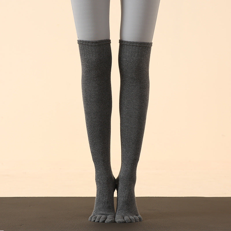 Over Knee Non Slip Grip Toe Socks set
