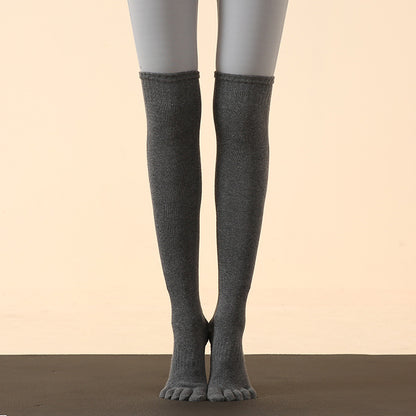 Over Knee Non Slip Grip Toe Socks set