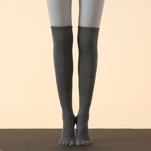 Over Knee Non Slip Grip Toe Socks