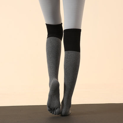 Over Knee Non Slip Grip Toe Socks set