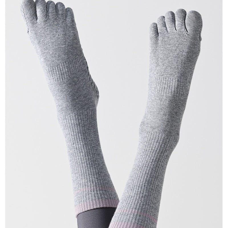 Women’s Yoga Grip Toe Socks 4 Pack
