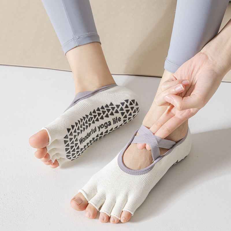 Open Toe Strap Grip Socks