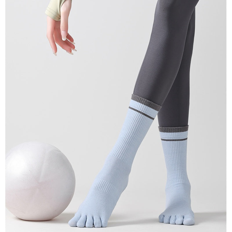 Women’s Yoga Grip Toe Socks 4 Pack