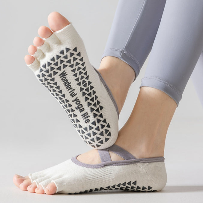 Open Toe Strap Grip Socks