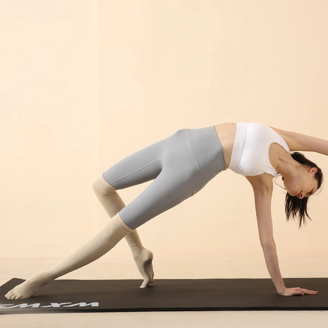 Over Knee Non Slip Grip Toe Socks