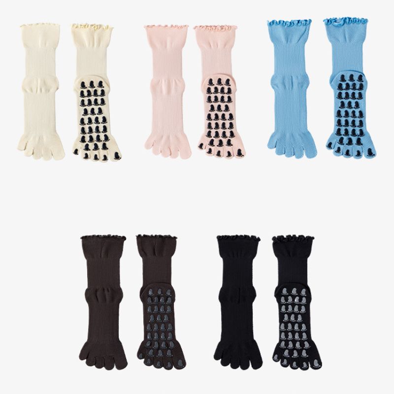 Lace Trim Medium Grip Socks