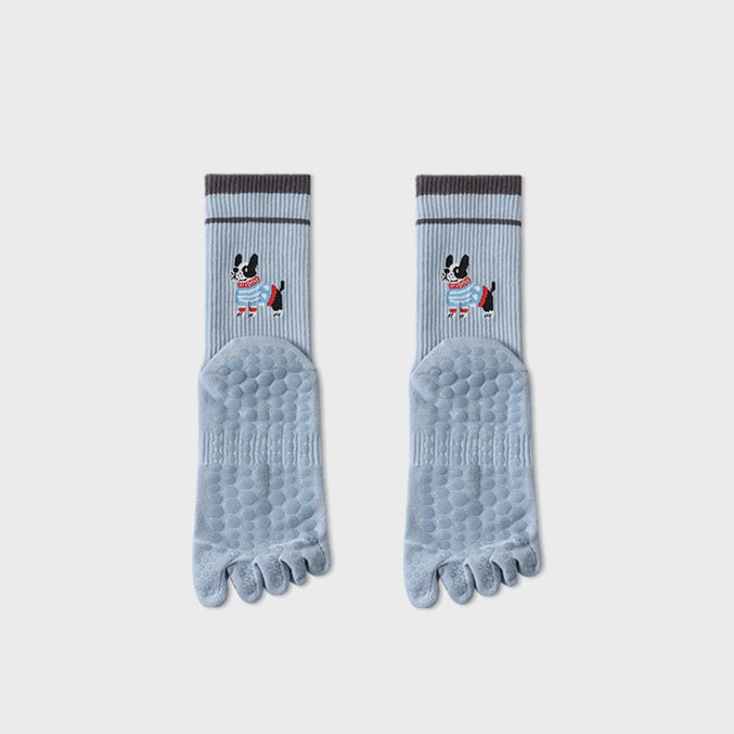 Women’s Yoga Grip Toe Socks 4 Pack