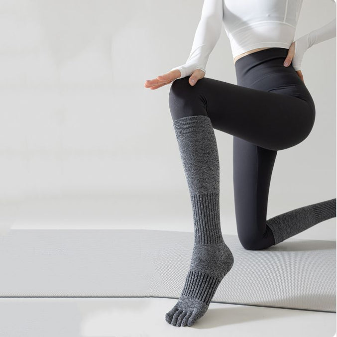 Long Compression Grip Socks