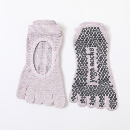 Non Slip Full Toe Open Back Grip Socks